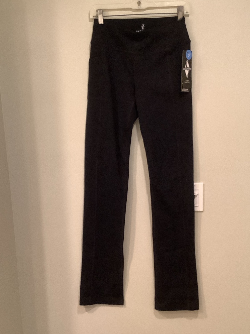 Skechers Black Active Pants with Tall Inseam Tag